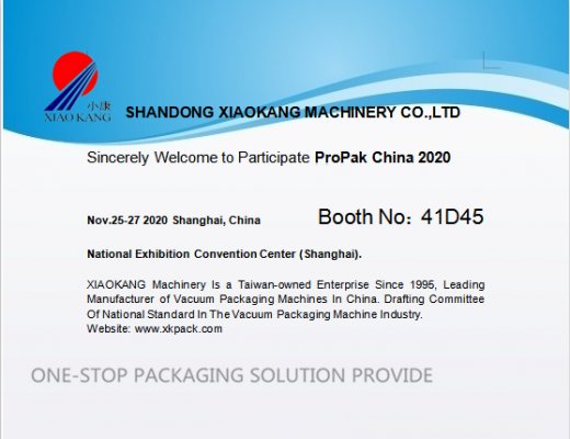 Welcome to visit us Booth No 41D45, ProPak China 2020 